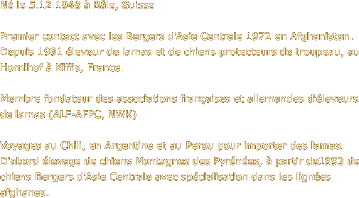 N� le 5.12.1948 � B�le,