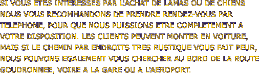 SI VOUS ETES INTERESSES PAR