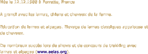 N�e le 12.12.1988 � Ferrette,